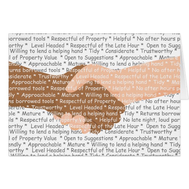 Als gute Nachbarin (Vorderseite (Horizontal))