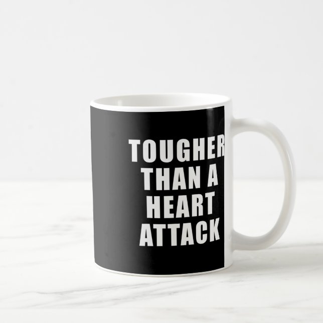 Als Herzanfall - Bewusstsein für Herzerkrankungen Kaffeetasse (Rechts)