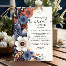 Als Hydrangea Metallic Pure Navy Blue Brautparty