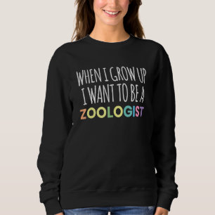 Als ich aufwuchs, Wollte ich, Tierarzt zu werden Sweatshirt
