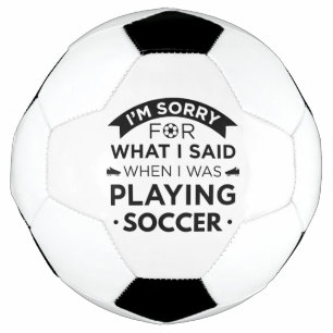 Als ich Fußball spielte