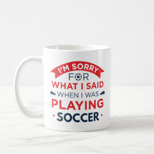 Als ich Fußball spielte Kaffeetasse