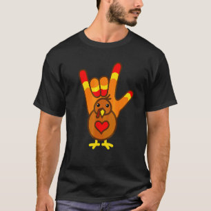 Als ich liebe dich Thanksgiving Truthahn T-Shirt
