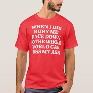 Als ich mir das Design eines nihilistischen Spaßes T-Shirt