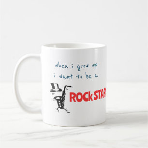 Als ich mit Rock Star aufwuchs Kaffeetasse