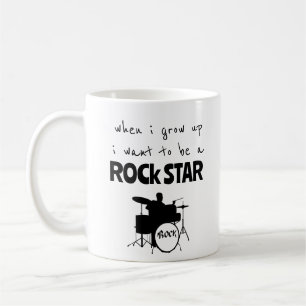 Als ich mit Rock Star Kaffee Tasse aufwuchs