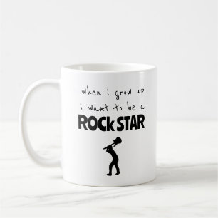 Als ich mit Rock Star Kaffee Tasse aufwuchs