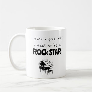 Als ich mit Rock Star Kaffee Tasse aufwuchs