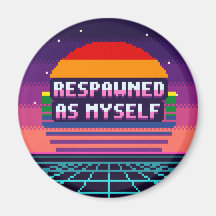 Als ich selbst wiederbelebt Stolz Pixel Magnet