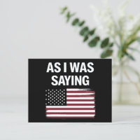 Als ich Sprichwort lustige politische Trump 2024