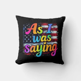 Als ich Sprichwort war, machte Trump 2024 Amerika Kissen