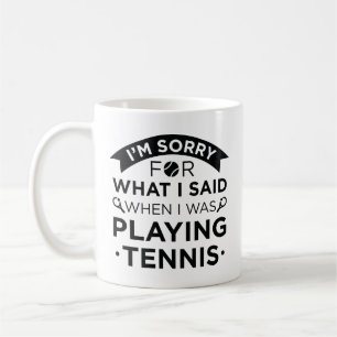 Als ich Tennis spielte Kaffeetasse