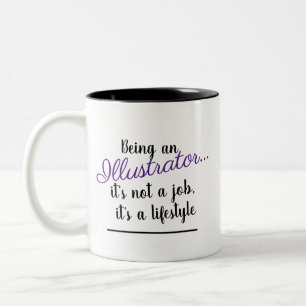 Als Illustrator Lifestyle Coffee Tasse