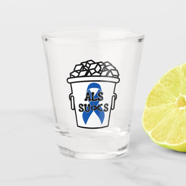 ALS IST ZUM KOTZEN SCHNAPSGLAS (Vorderseite)