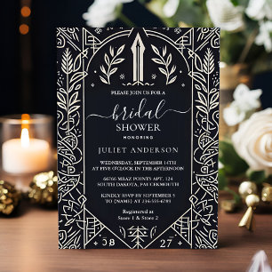 Als keltisches nordisches Fun Mittelalterliches Sc Einladung