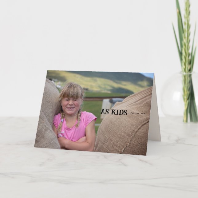 ALS KIDS FRIENDSHIP CARD DANKESKARTE (Vorderseite)