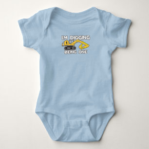 Als Kind werde ich zum ersten Mal zum Geburtstag Baby Strampler
