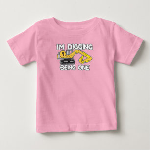 Als Kind werde ich zum ersten Mal zum Geburtstag Baby T-shirt