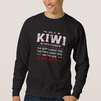Als Kiwi habe ich drei Sides Nationality Spaß Race Sweatshirt