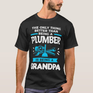 Als Klempner ist es eine Großpflaume-Klempnerin T-Shirt
