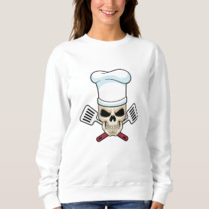Als Koch mit Kochmütze Sweatshirt