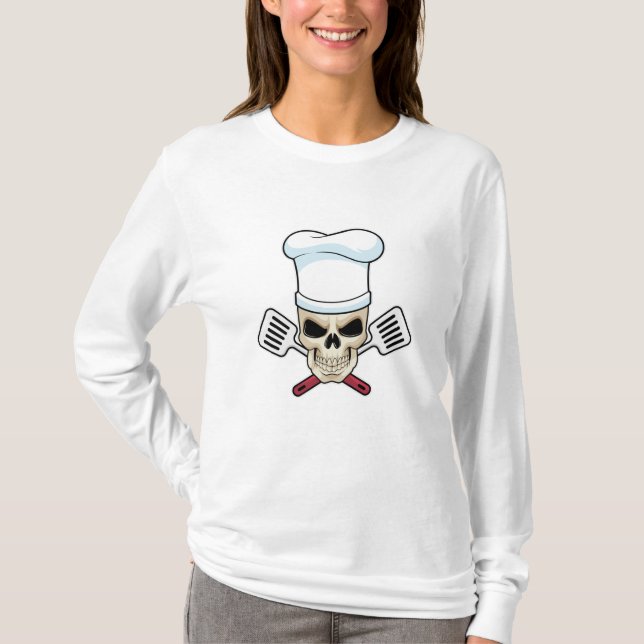 Als Koch mit Kochmütze T-Shirt (Vorderseite)