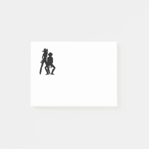 Als Line Dance verwendet Post-it Klebezettel
