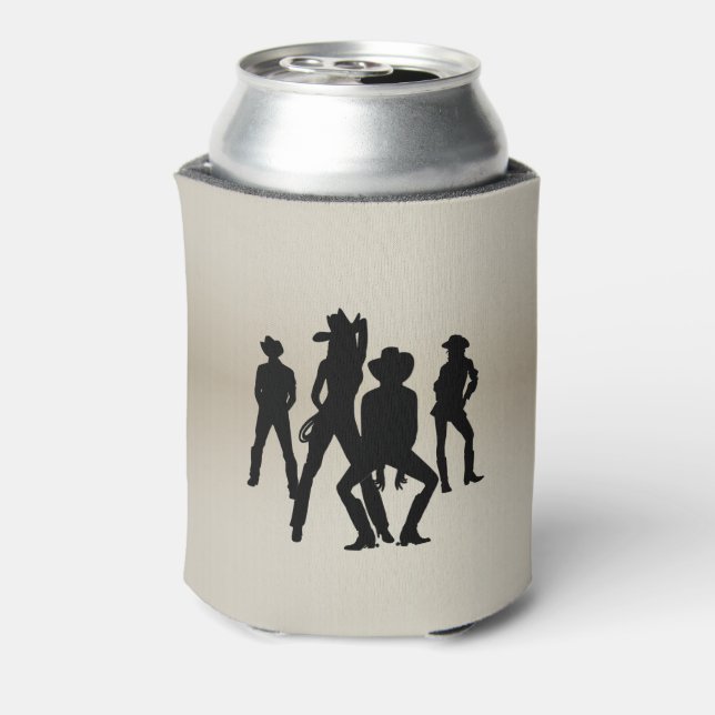 Als Line Dance Western verwendet Dosenkühler (Kanne Rückseite)