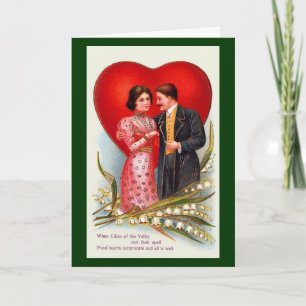 Als Maiglöckchen ihren Bann warfen Feiertagskarte