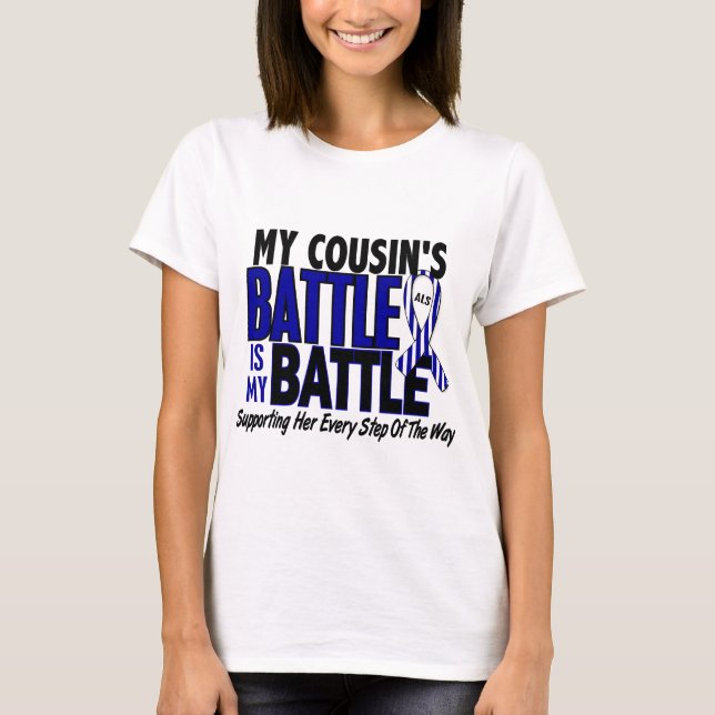 ALS mein Kampf zu 1 Cousin (weiblich) T-Shirt (Vorderseite)