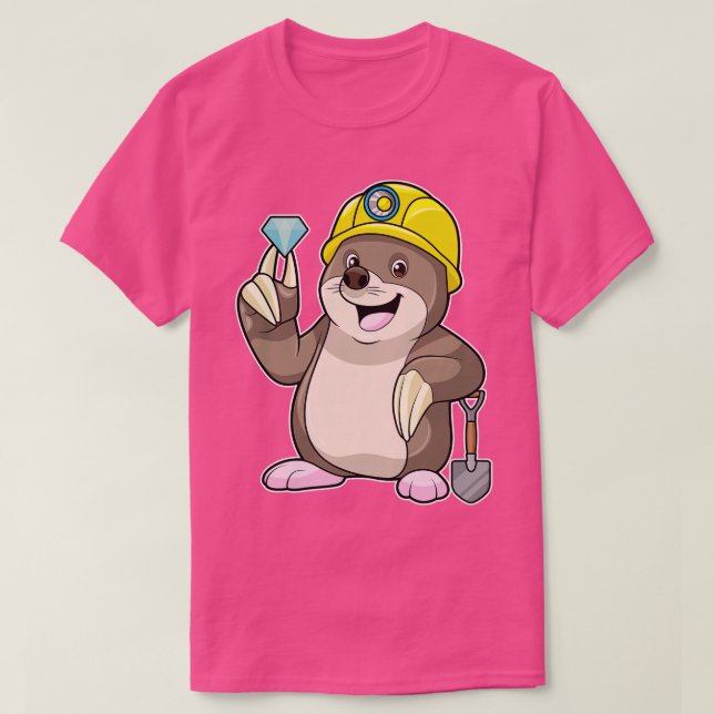 Als Minen mit Shovel Diamond T-Shirt (Design vorne)