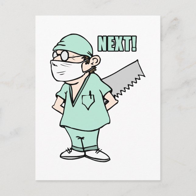 Als Nächstes! Postkarte (Vorderseite)