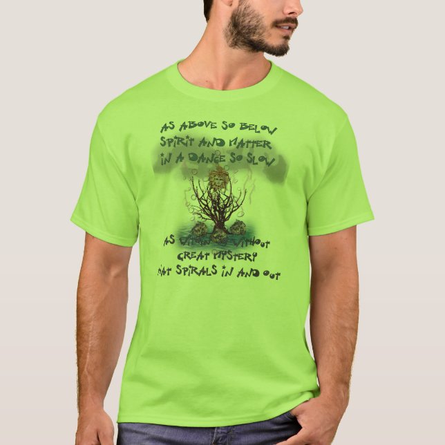 Als oben so unten T-Shirt (Vorderseite)