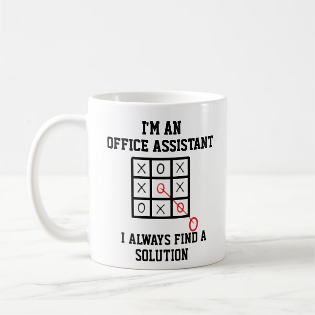 Als Office-Assistent finde ich immer eine Lösung Kaffeetasse (Links)
