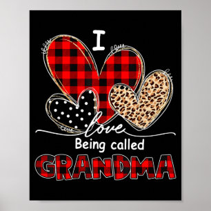 Als Oma Rotkariert Oma genannt zu werden liebe ich Poster