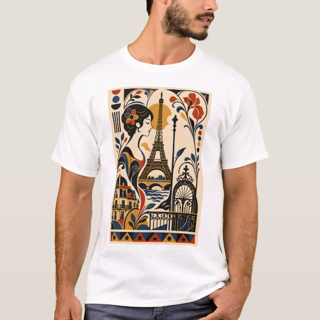 Als Paris blühte T-Shirt (Vorderseite)