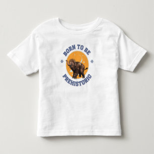 Als prähistorisches Wollhaarmammut-Baby geboren Kleinkind T-shirt