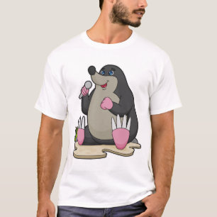 Als Sängerin mit Mikrofon T-Shirt