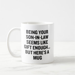 Als Schwiegersohn zu fungieren scheint Geschenk ge Kaffeetasse