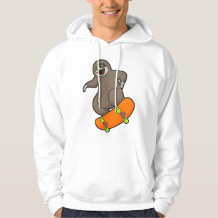 Als Skater mit Skateboard Hoodie