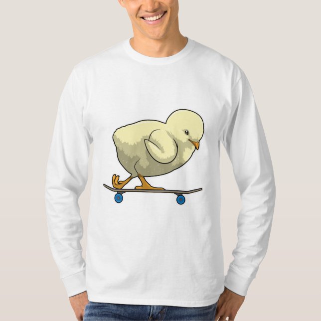 Als Skater mit Skateboard wählen T-Shirt (Vorderseite)