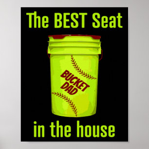 Als Tees Softll Dad Bester Sitz Im Haus Pitcher Poster