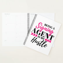 Als Unterzeichnungsagent Ist Mein Hustle-Planer