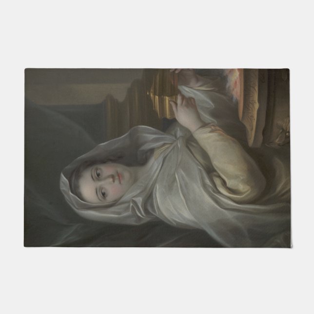 Als Vestal-Jungfrau porträtierte Frau (antikes Rom Fußmatte (Vorderseite)