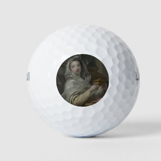 Als Vestal-Jungfrau porträtierte Frau (antikes Rom Golfball (Vorderseite)