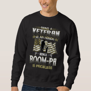 Als Veteran zu dienen ist eine Ehre, als Boom pa z Sweatshirt