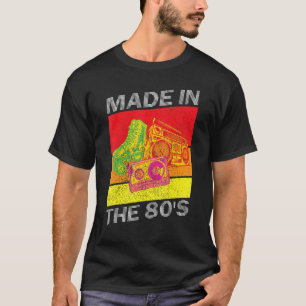 Als Vintager 80er 90s Stil Retro Vibes Angesagt H T-Shirt