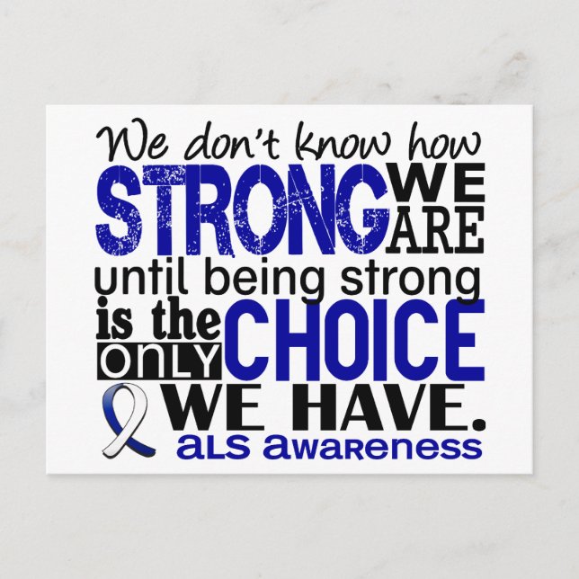 ALS wie stark wir sind Postkarte (Vorderseite)
