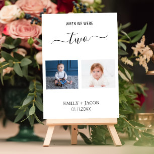 Als wir alt waren Foto minimale Hochzeitstisch Dek