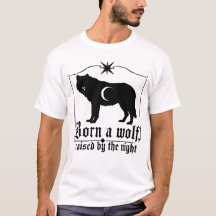 Als Wolf geboren, von der Nacht aufgezogen Gothic 